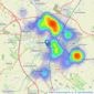 haart - Cambridge listings heatmap