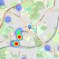 haart - covering Brentwood listings heatmap