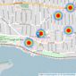 haart - covering Leigh-on-Sea listings heatmap