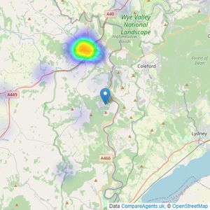 haart - covering Monmouth listings heatmap