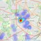 haart - covering Norwich Golden Triangle listings heatmap