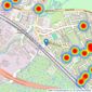 haart - covering Rainham listings heatmap