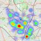 haart - Crystal Palace listings heatmap