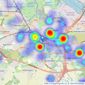 haart - Dartford listings heatmap