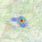 haart - Grayshott listings heatmap