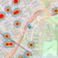 haart - Leytonstone listings heatmap