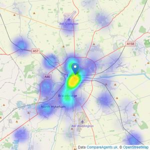 haart - Lincoln listings heatmap