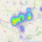 haart - Northampton listings heatmap