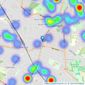 haart - Orpington listings heatmap