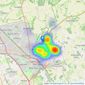 haart - Stopsley listings heatmap