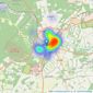 haart - Thetford listings heatmap