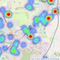 Habitat - Oldham listings heatmap