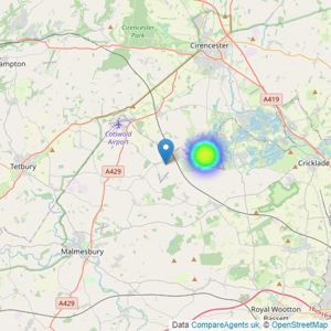 Habitat Resales - Lower Mill Estate listings heatmap