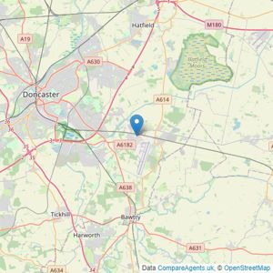 Habodel - UK, Doncaster listings heatmap