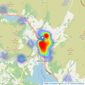 Hackney & Leigh - Ambleside listings heatmap