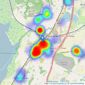 Hackney & Leigh - Carnforth listings heatmap