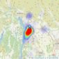 Hackney & Leigh - Windermere listings heatmap