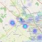 Haig Property Professionals - Milton Keynes listings heatmap