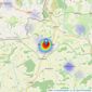 Halls Estate Agents - Bishops Castle listings heatmap