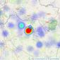 Halls Estate Agents - Ellesmere listings heatmap