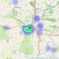 Hambledon Estate Agents - Shaftesbury listings heatmap