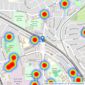 Hamilton Estates - Wembley listings heatmap