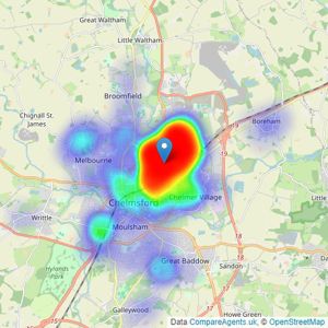 Hamilton Piers - Chelmsford listings heatmap