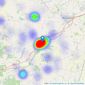 Hammond & Stratford - Attleborough listings heatmap