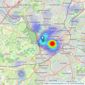 Hamptons - Bristol listings heatmap