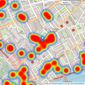 Hamptons - Chelsea listings heatmap