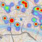 Hamptons - City listings heatmap