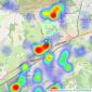 Hamptons - Farnham listings heatmap