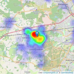 Hamptons - Fleet listings heatmap