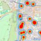 Hamptons - Kingston listings heatmap