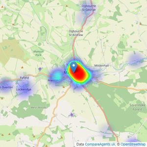 Hamptons - Marlborough listings heatmap