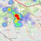 Hamptons Prime Sales - Stanmore listings heatmap