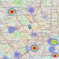 Hamptons Sales - London Residential Development listings heatmap