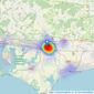 Hancock & Partners Limited - Chichester listings heatmap