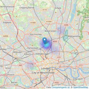 Hanley Estates Ltd - London listings heatmap