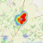 Hanley's - Highworth listings heatmap