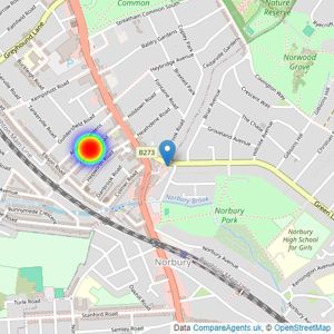 Harmens - London listings heatmap