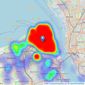 Harper & Woods - Wallasey listings heatmap