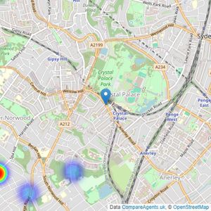 Harper Jayne Homes Limited - London listings heatmap