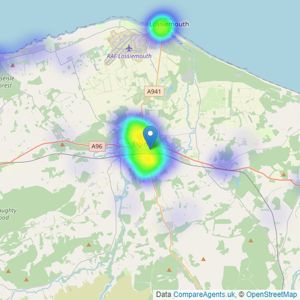 Harper Macleod - Elgin listings heatmap