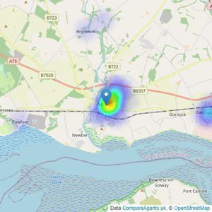 Harper - Robertson & Shannon, Annan listings heatmap