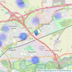 Harper Williams - Birchwood listings heatmap