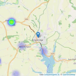 Harriet George - Kingsbridge listings heatmap