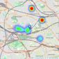 Harris and Company - London listings heatmap