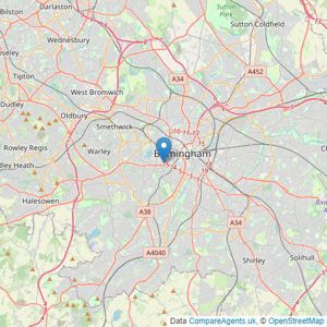 Harris Lamb - Birmingham listings heatmap