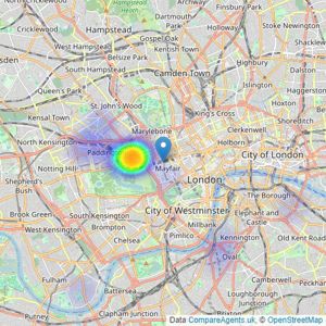 Harris Le Beau - London listings heatmap